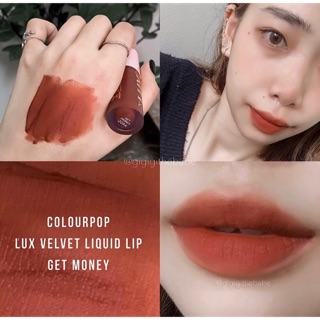 Son Colourpop Lux Velvet Liquid Lipstick Màu Get Money