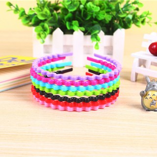 Bờm tóc lượn sóng nhựa 4mm