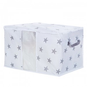 Túi vải đựng chăn màn quần áo bi, tròn