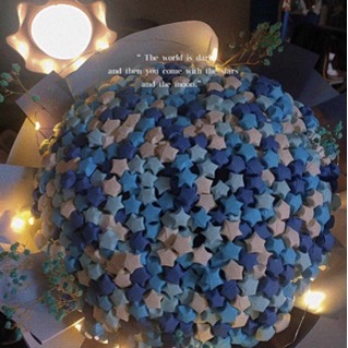 [100] KẼM 22  20cm không kèm giấy xếp sao