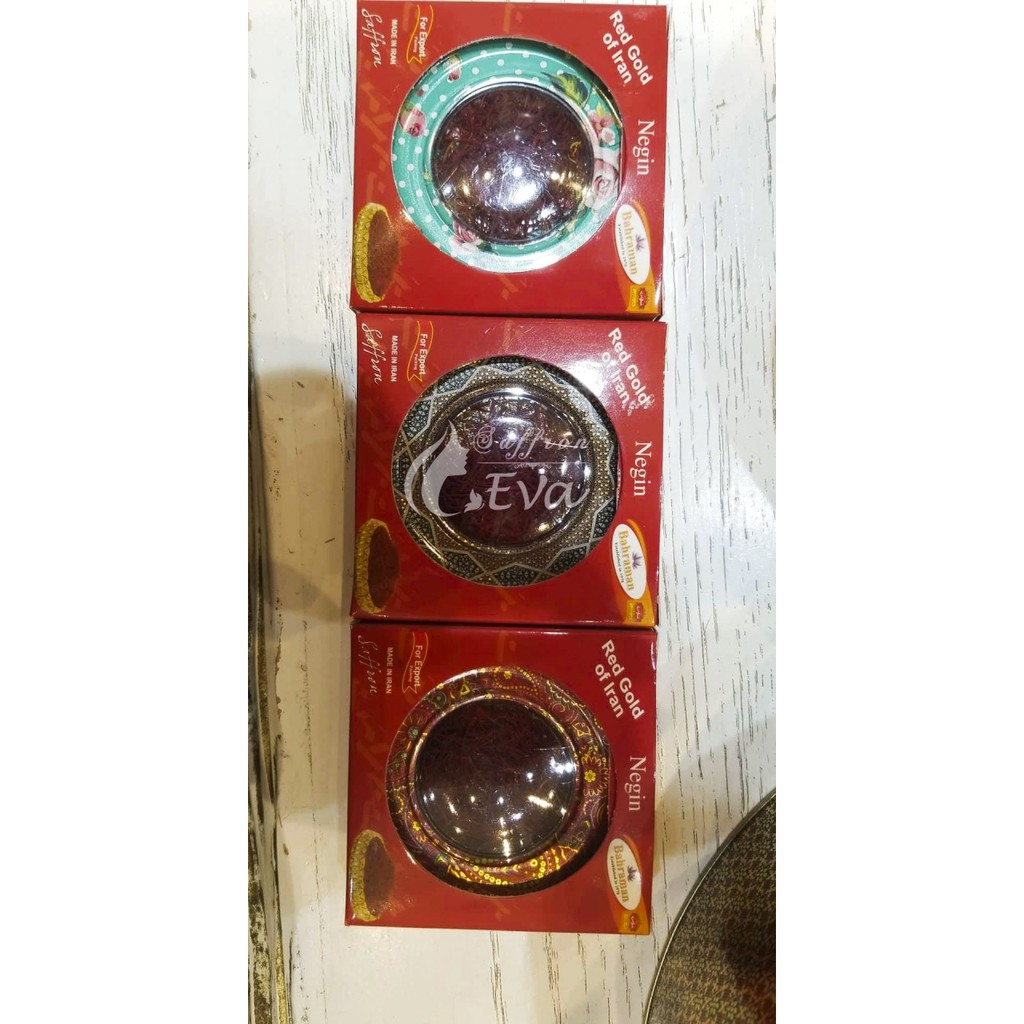 1gr Saffron Iran chính hãng Loại 1 Negin (Bahraman) / Nhụy Hoa Nghệ Tây Iran Loại 1 Negin Hộp 1gr Bahraman