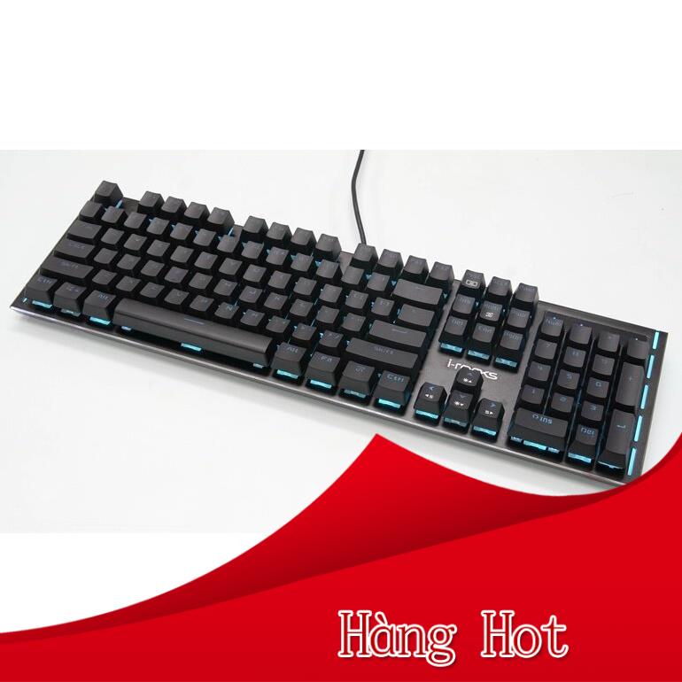 Bàn Phím bán cơ cũ Giá Rẻ Irock K64E Gaming có led, hàng chính hãng cao cấp cảm giác chơi game cực chất