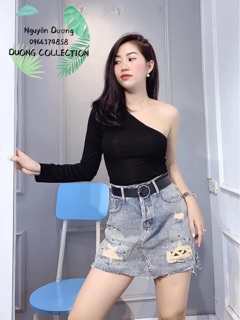 Áo Lệch Khoét Vai (Kèm ảnh thật)