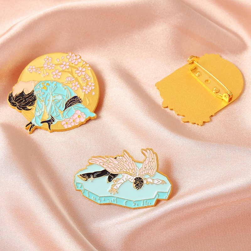 Huy Hiệu Cài Áo Hình Đôi Cánh Thiên Thần Thời Trang