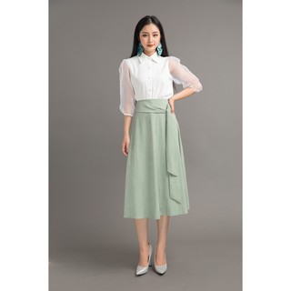 Chân váy dài thắt nơ eo - 20Again