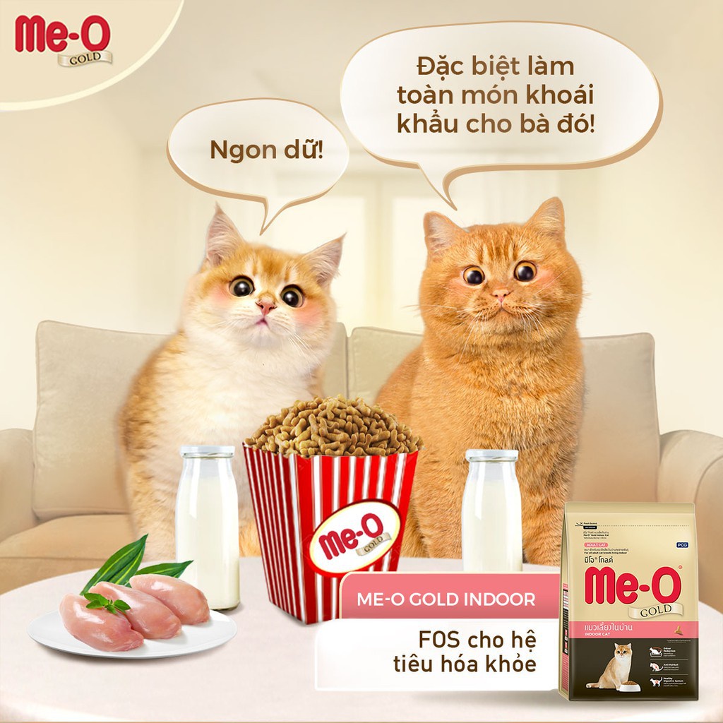 Thức ăn cao cấp me-o Gold Fit and Firm / Indoor / Persian 400g