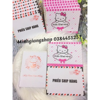 Hoá đơn bán hàng cô gái siêu đáng yêu 100 tờ