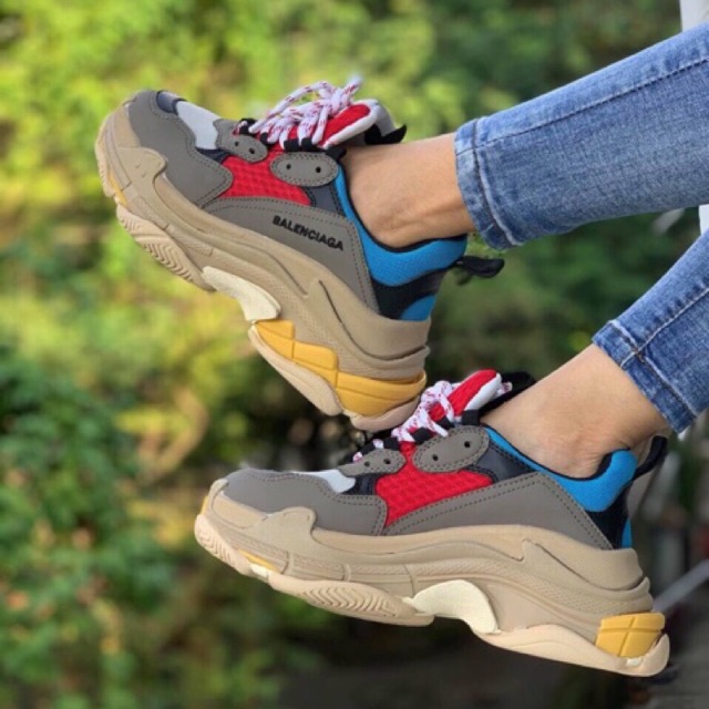 Giày sneaker nam nữ ba.len trips hàng cao cấp