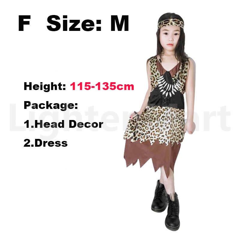 Thổ dân da đỏ trang phục cosplay cho trẻ em