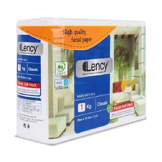 Combo 2 gói Khăn giấy lụa Lency 1kg (2 lớp)