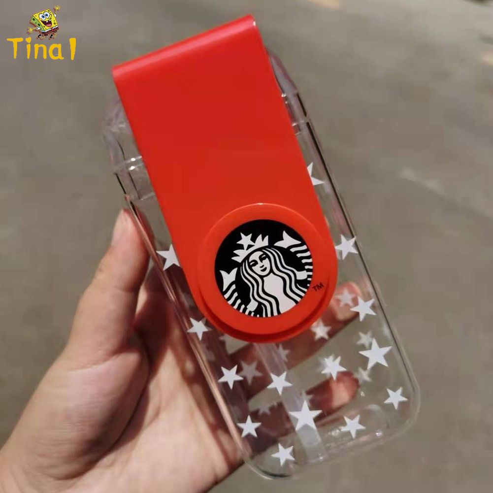 【COD】 Mùa Hè giới hạn rơm cốc nước Cốc Starbucks cốc Hoa Anh Đào công suất lớn cốc cốc gấp Có Thể Gập Lại 290ml [TINA]