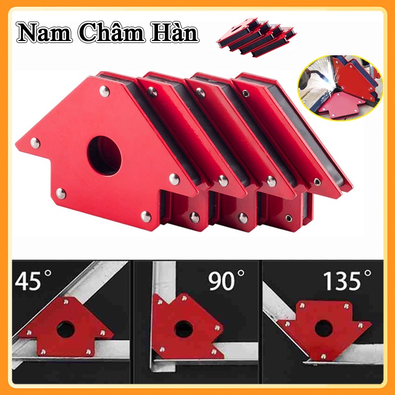 Nam châm ke góc vuông , ke góc nam châm 12Kg (25LBS) - 22Kg (50LBS) - 33Kg(75LBS) , VITO hàn lực hút góc 45/90/135 độ