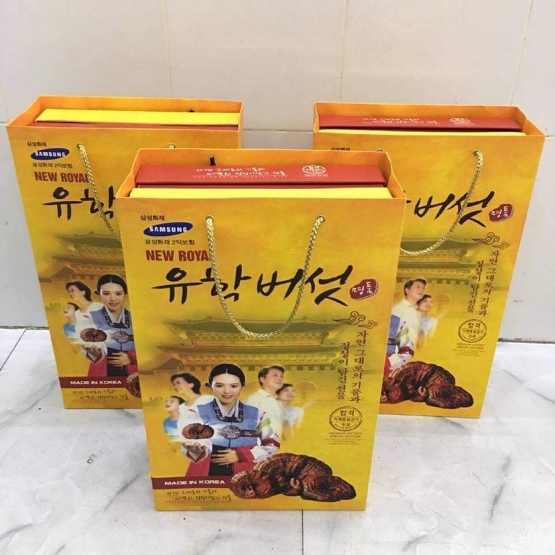 Nấm linh chi Hàn Quốc hiệu cô gái vàng hộp 1kg | BigBuy360 - bigbuy360.vn