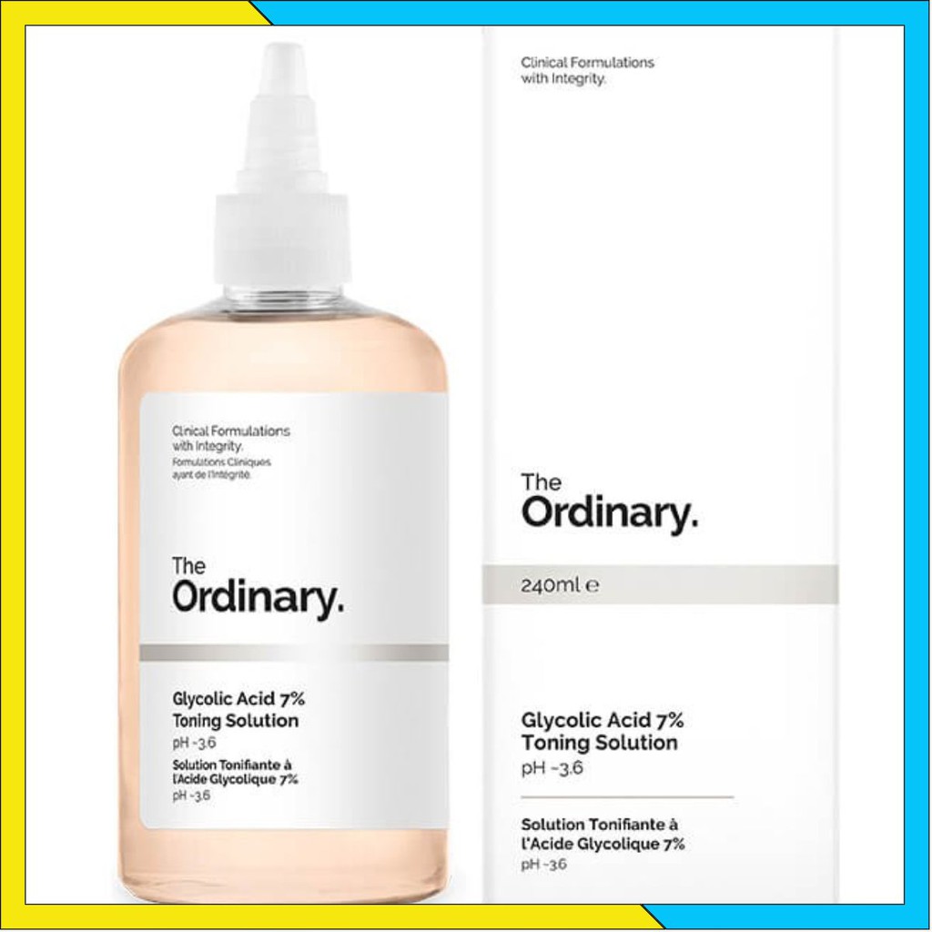 Toner Dưỡng Sáng Đều màu da The Ordinary Glycolic Acid 7% Toning Solution 240ml