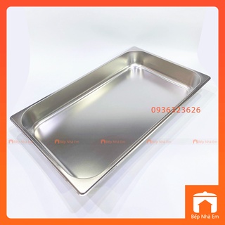 Khay Buffet, Khay Thạch, Khay GN 1/1 Dùng Cho Nhà Hàng, Khách Sạn (Inox 304) - Hàng Nhập Khẩu Cao Cấp