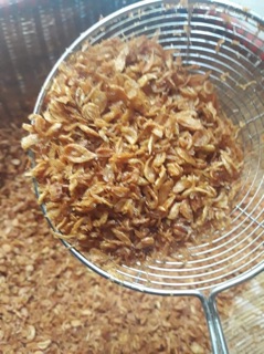 Hành phi keto nhà làm (k pha) 100% hành khô