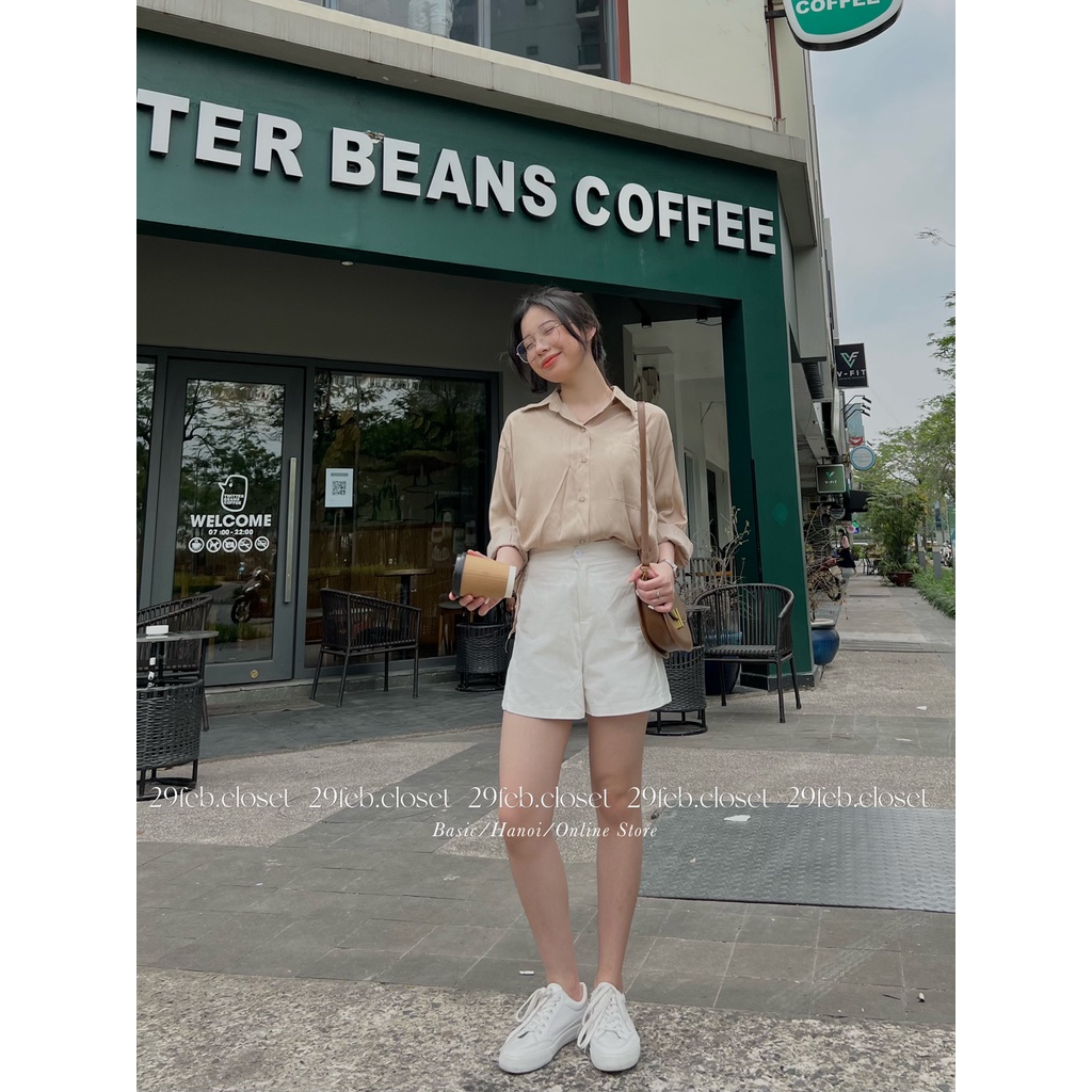[Ảnh thật/Video] Quần short thô mềm nhiều màu - 29feb.closet - Q21