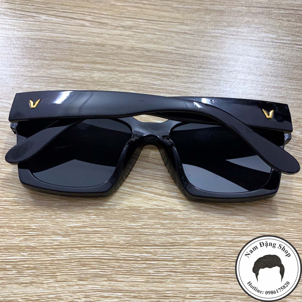 Kính mát nam nữ chữ V phong cách Hàn Quốc(màu đen) | BigBuy360 - bigbuy360.vn