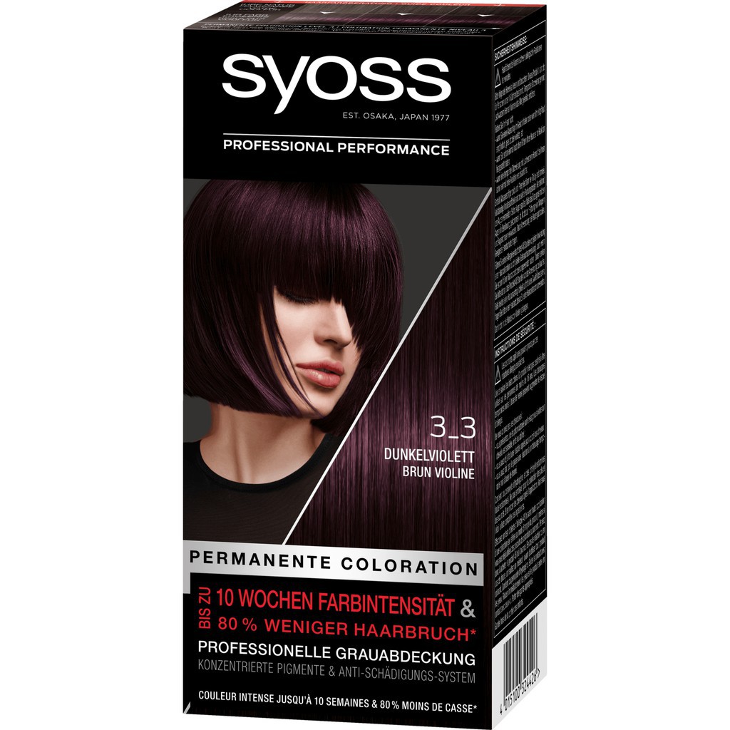 Thuốc nhuộm tóc của Đức nhập khẩu SYOSS Oleo Intense 115ml ko