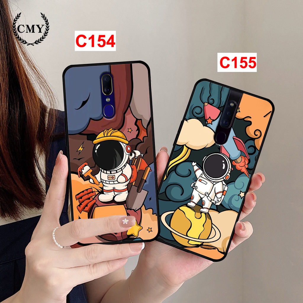 Ốp lưng Oppo F11 - F11 Pro in hình phi hành gia, vũ trụ ngân hà . Ốp oppo rẻ bền đẹp.