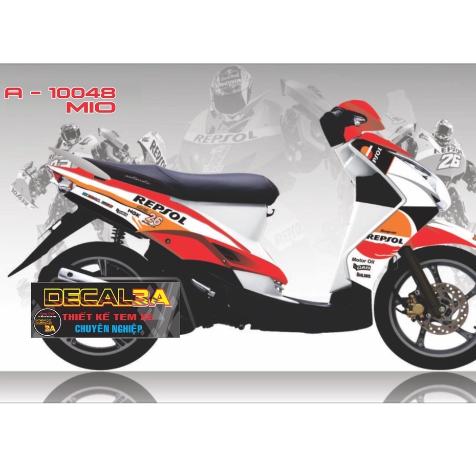 Tem trùm Mio Repsol decal 3a