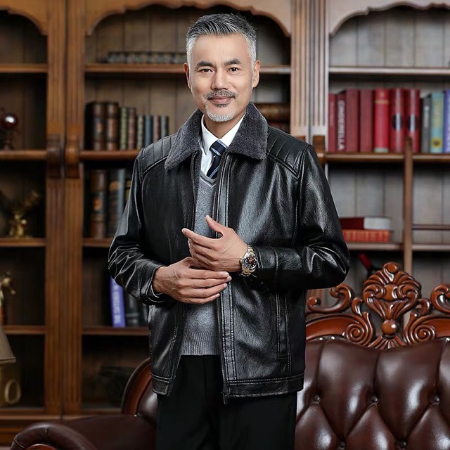 🔥🔥Áo khoác da cho người trung tuổi. Mẫu có 2 loại lót lông và ko lót.  🌸Giá chỉ #350k ____♥️____ #400k