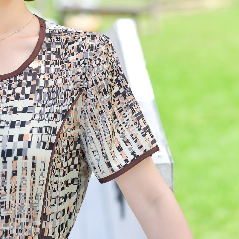 #C6043 VÁY VOAN LỤA 2 MÀU SANG TRỌNG, QUÝ PHÁI. MẪU VÁY HOT NHẤT 2021 CHO NGƯỜI TRUNG NIÊN <3 QUÀ TẶNG CHO MẸ | BigBuy360 - bigbuy360.vn