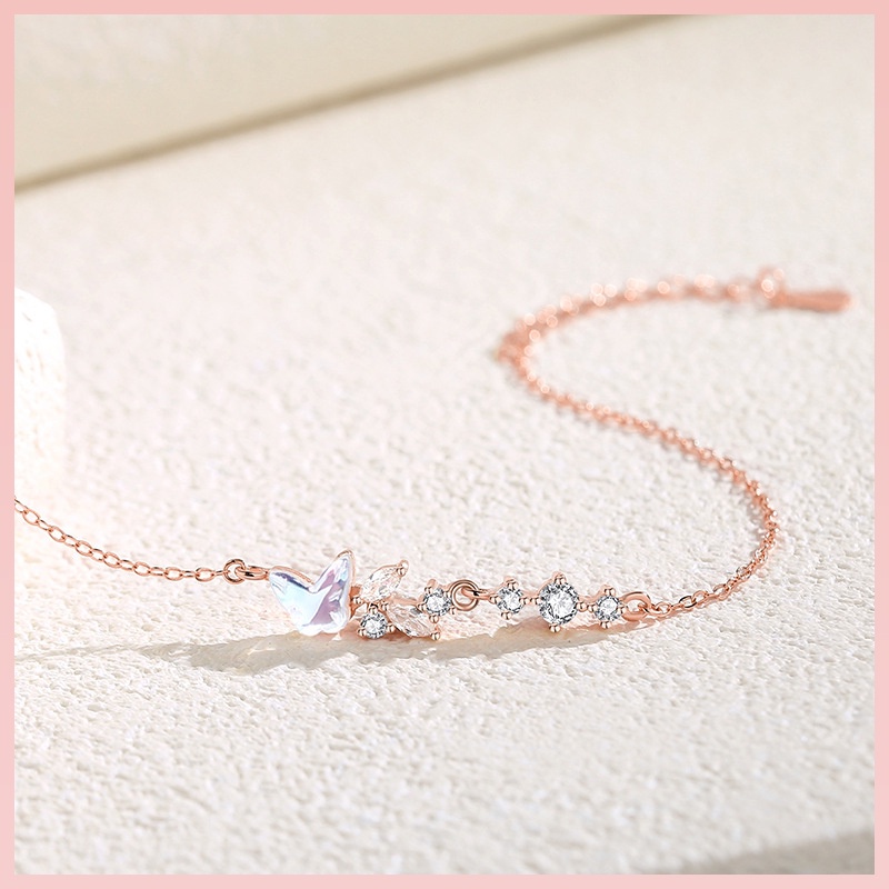 Lắc Tay Bạc Nữ - Cánh Bướm May Mắn - Vòng Tay Bạc Sterling M.Lady Jewelry