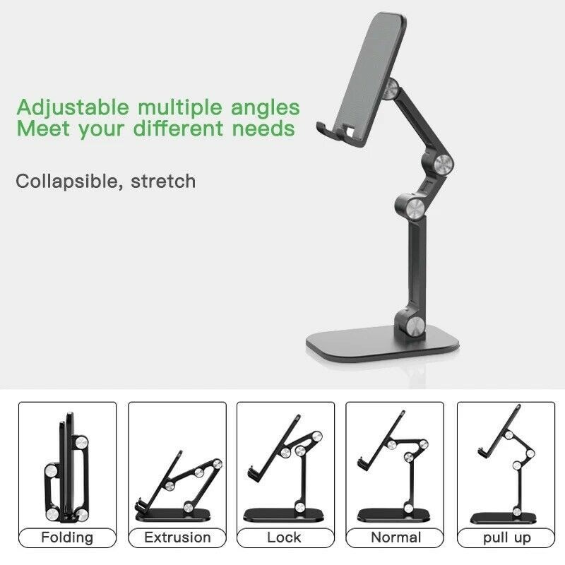 Giá Đỡ Điện Thoại / Máy Tính Bảng Để Bàn Có Thể Gập Lại Tiện Dụng