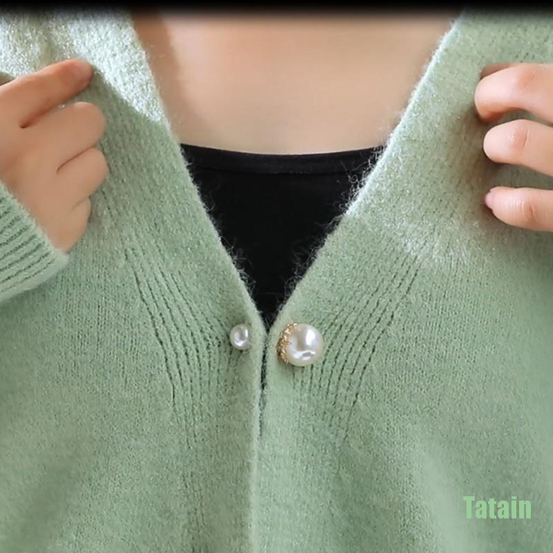 Ghim cài áo đính ngọc trai nhân tạo thời trang