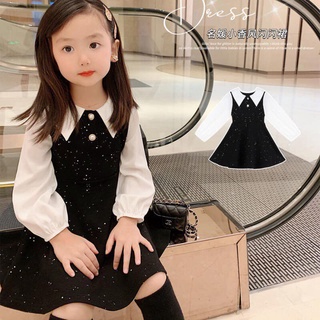 Váy nhũ tiểu thư bé gái