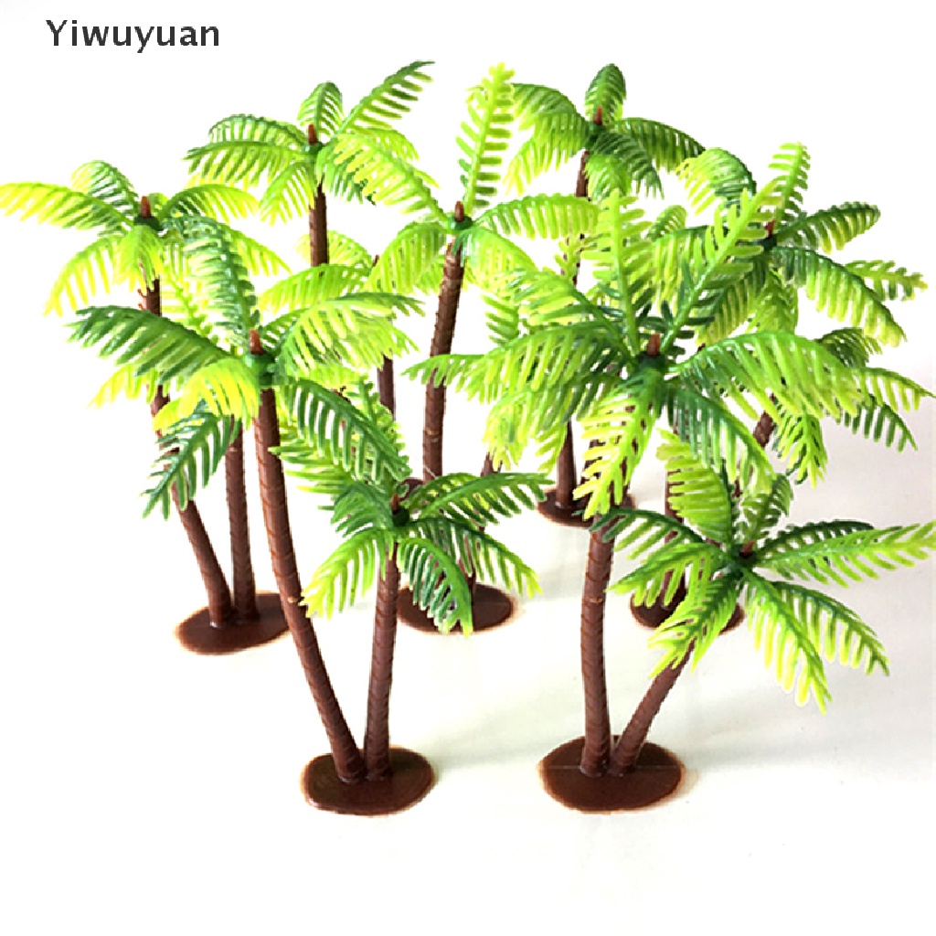 Cây Dừa Nhựa Mini Trang Trí Bể Cá