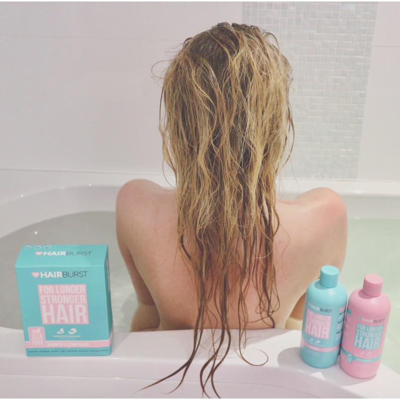 Cặp dầu gội xả Hairburst For Longer Stronger Hair Shampoo and Conditioner