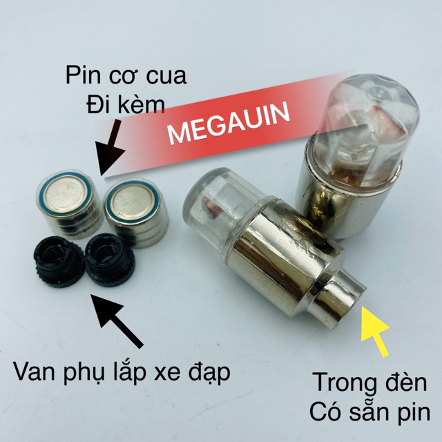 ĐÈN VAN XE 7 MÀU XE ĐẠP ĐIỆN, XE MÁY (MẪU TRÒN- GIÁ 1 CẶP)