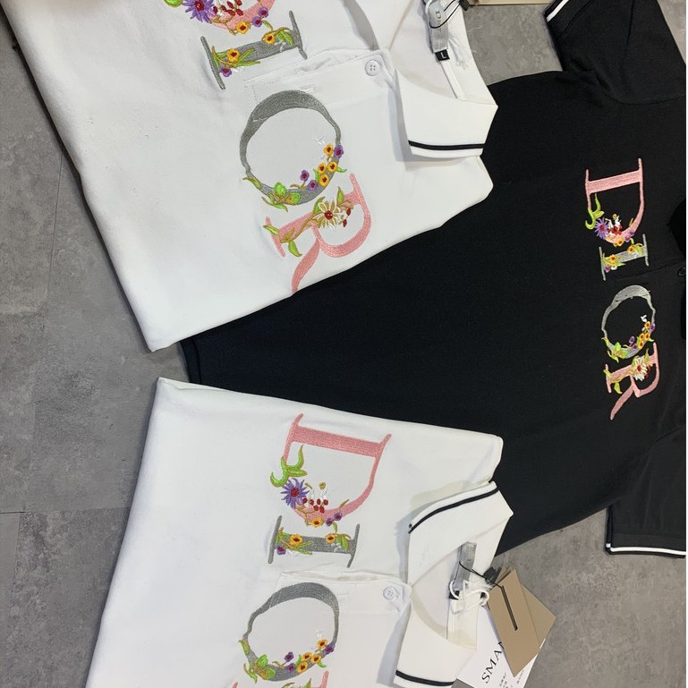 Áo Thun Nam Cổ Dệt, Áo Phông Polo In Chữ Cách Điệu Độc Lạ Chất Thun Cá Sấu Thoáng Khí - AC82 - Xuongmaytrungkien | BigBuy360 - bigbuy360.vn