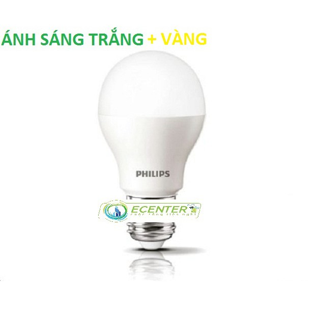 Bóng LED Bulb Philips Essential 9W E27 ( Ánh sáng trắng + vàng )