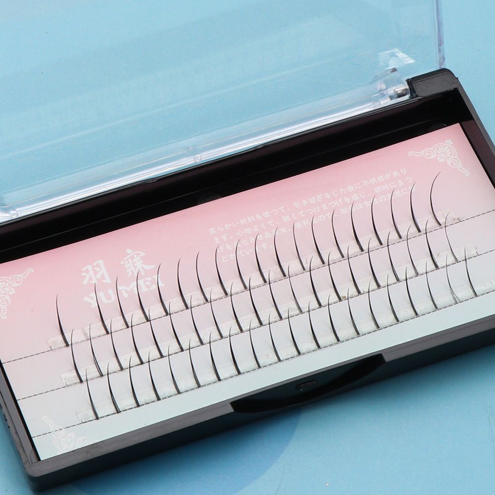Hộp 60 Cụm Lông Mi Giả Nối Dài Trang Điểm Tự Nhiên Thời Trang Cho Nữ