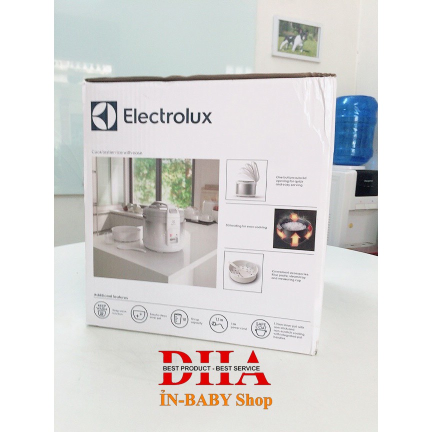 NỒI CƠM ĐIỆN ELECTROLUX 1.8L ERC3305 BH 12 THÁNG TOÀN QUỐC, HÀNG CHÍNH HÃNG.