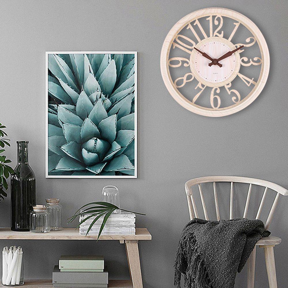 Đồng Hồ Treo Tường 12inch Thiết Kế 3D Phong Cách Tối Giản Hiện Đại