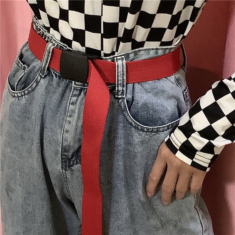 Thắt Lưng Phong Cách Harajuku Cá Tính Màu Sắc Đơn Giản 22808