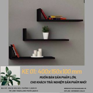 KỆ TREO TƯỜNG CHỮ L 40->70x15x10CM