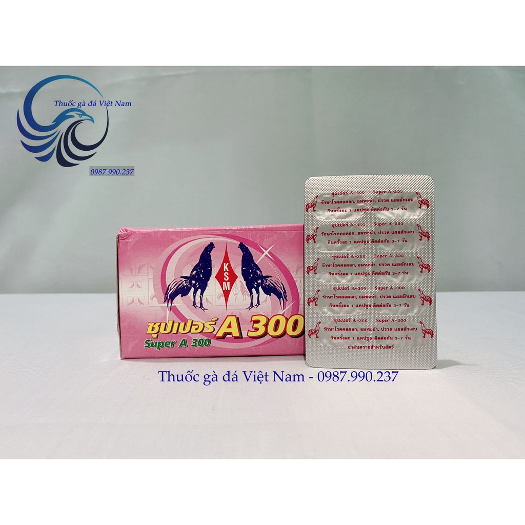 Thuốc gà đá A300 trị tiêu sưng, tiêu kén