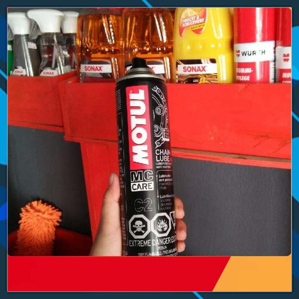 Chai xịt sên dưỡng sên Motul Chain Lube C2 400ml