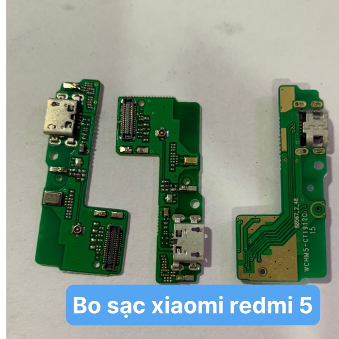 Cụm đuôi sạc, Bo sạc, Chân sạc, micro xiaomi redmi 5