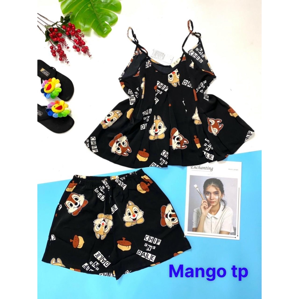 Bộ đồ đùi lụa dây mango