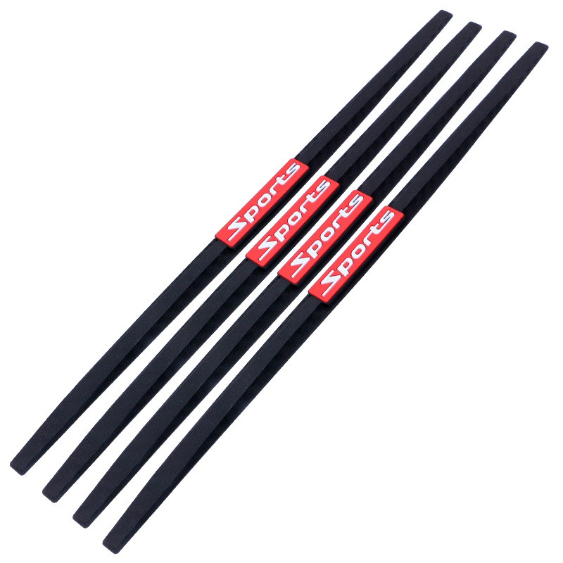 Bộ 4 Miếng Silicon Chống Va Đập Cửa, Viền Cua Lốp, 4 Góc Xe - chữ sport siêu dài