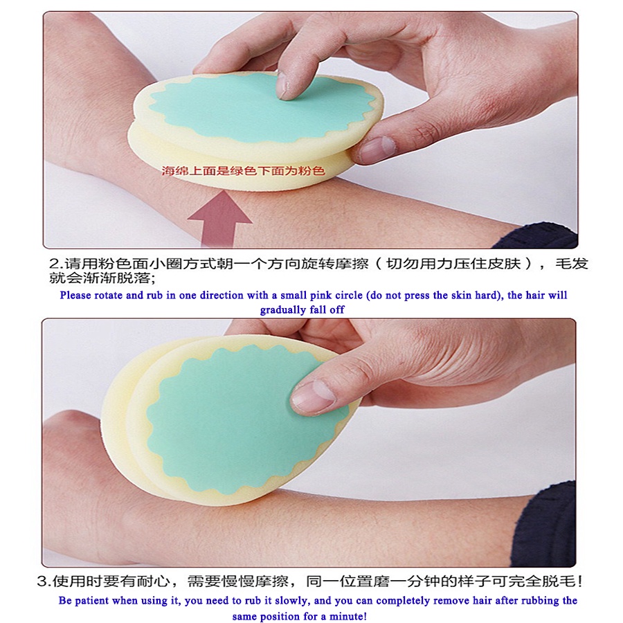 Mút Xốp Tẩy Lông Không Đau Thần Kỳ Cho Toàn Thân