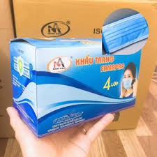 Hộp 50 Khẩu Trang Y Tế Kháng Khuẩn 4 Lớp FAMAPRO (Nam Anh)