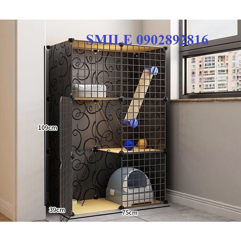 [TẶNG VÒNG CỔ] COMBO CHUỒNG, NHÀ, LỒNG LƯỚI THÉP CHO CHÓ MÈO THÚ CƯNG ĐA NĂNG