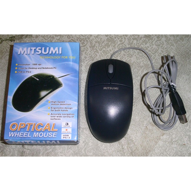 Mouse Mitsumi Lớn USB 6703 Chính hãng tem FPT - Bảo hành 12 Tháng 1 đổi 1